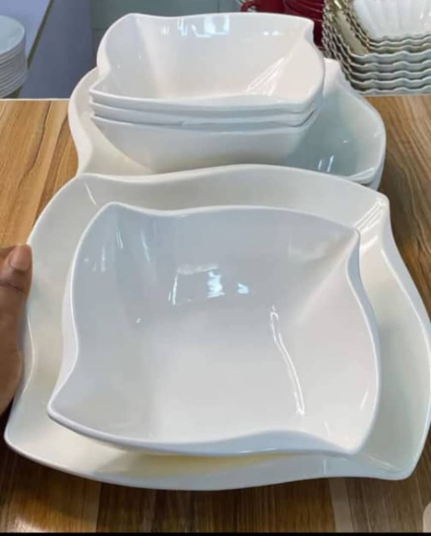 Nice Shape Ceramic Flat & Soup Plate