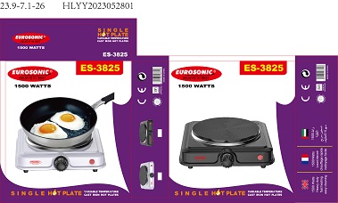 ES3825 Eurosonic single face solid hotplate