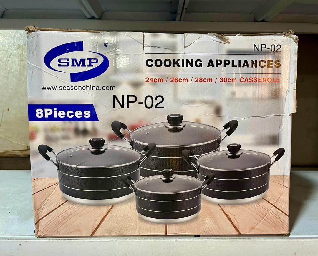 NP-02 SMP 4pcs Nonstick Big Pot (24/26/28/30cm)