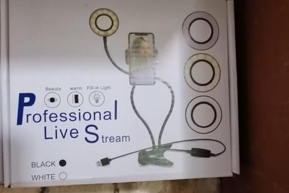 Professional Live Stream Table Ringlight