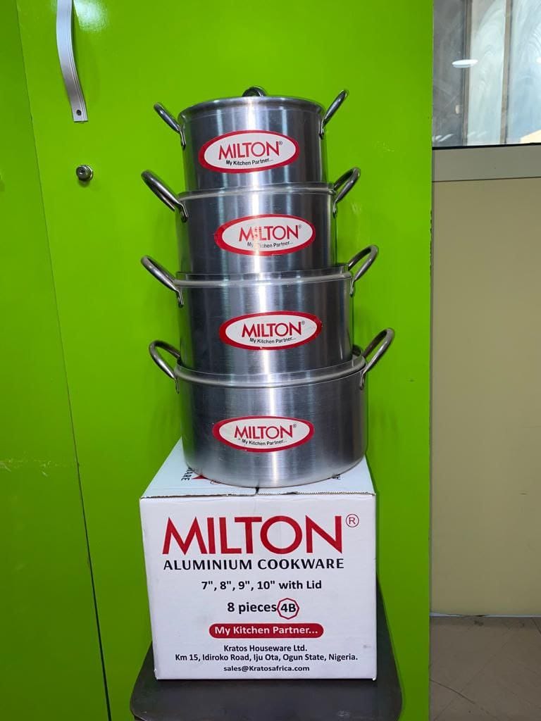 Milton 4b Aluminium Pot (7/8/9/10inches)