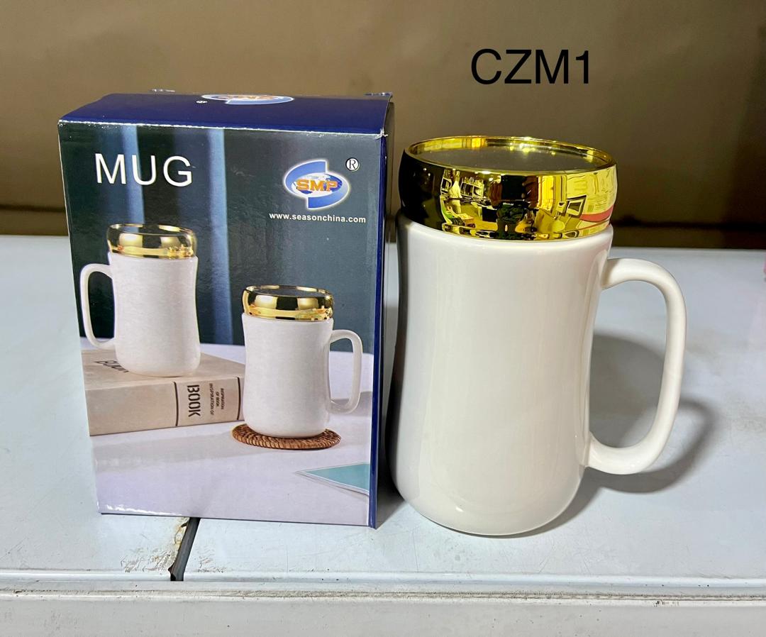 (CMZ1) Mirror Mug with Cover