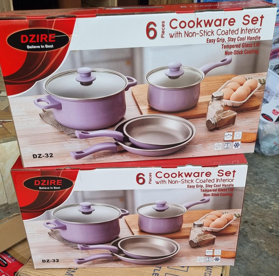 (DZ32) DZIRE 6pc Cookware Set