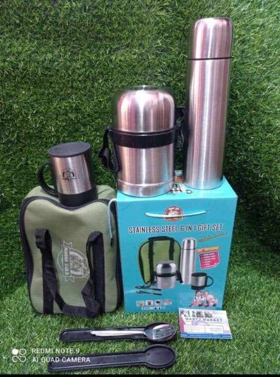 5In1 kids lunch flask set