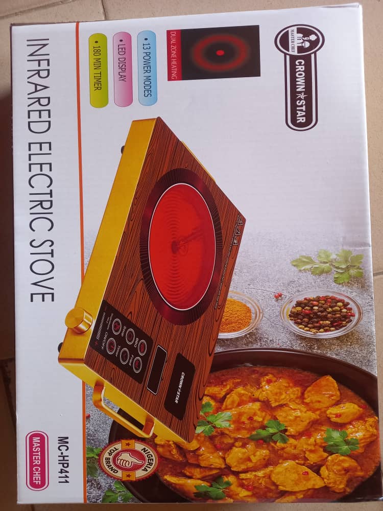 INFRARED ELECTRIC COOKER MASTER CHEF MC-HP411